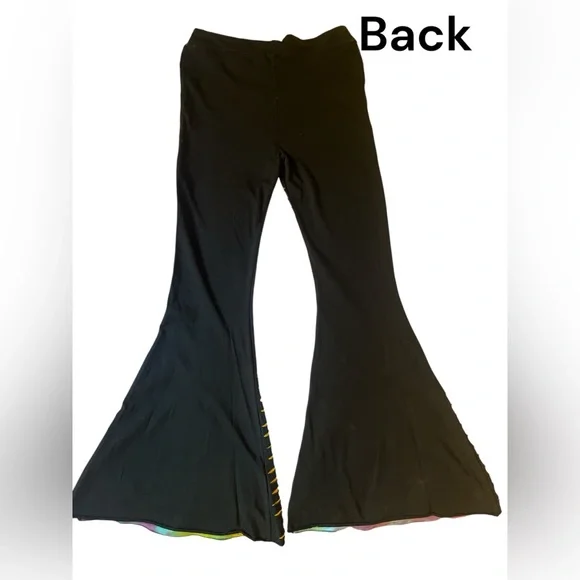 Jayli Grateful Dead Multicolor Tie-Dye Flared Pants with SYF Appliqué NWT - Picture 2 of 4